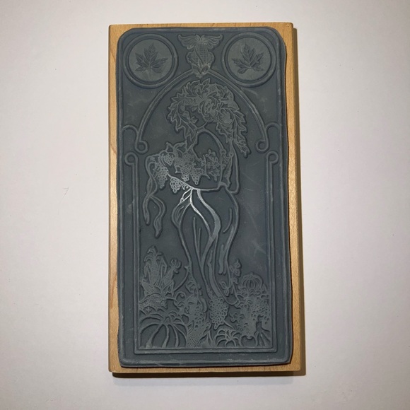 Vintage Never Used! SPIRIT of AUTUMN Stamp Oasis goddess Fairy Faerie Women Icon - Picture 3 of 6